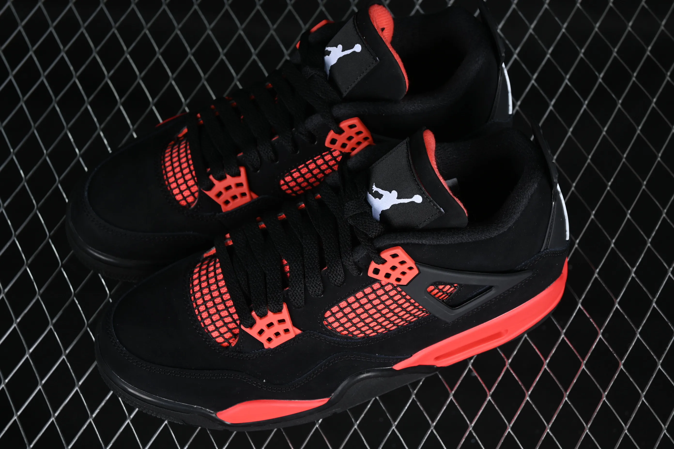 All categories Air Jordan Jordan series basketball shoes Air Jordan 4 GX foreign trade version Air Jordan 4 Retro "University Blue" AJ4 Joe 4 new black and red retro casual sports culture basketball shoes CT8527-016